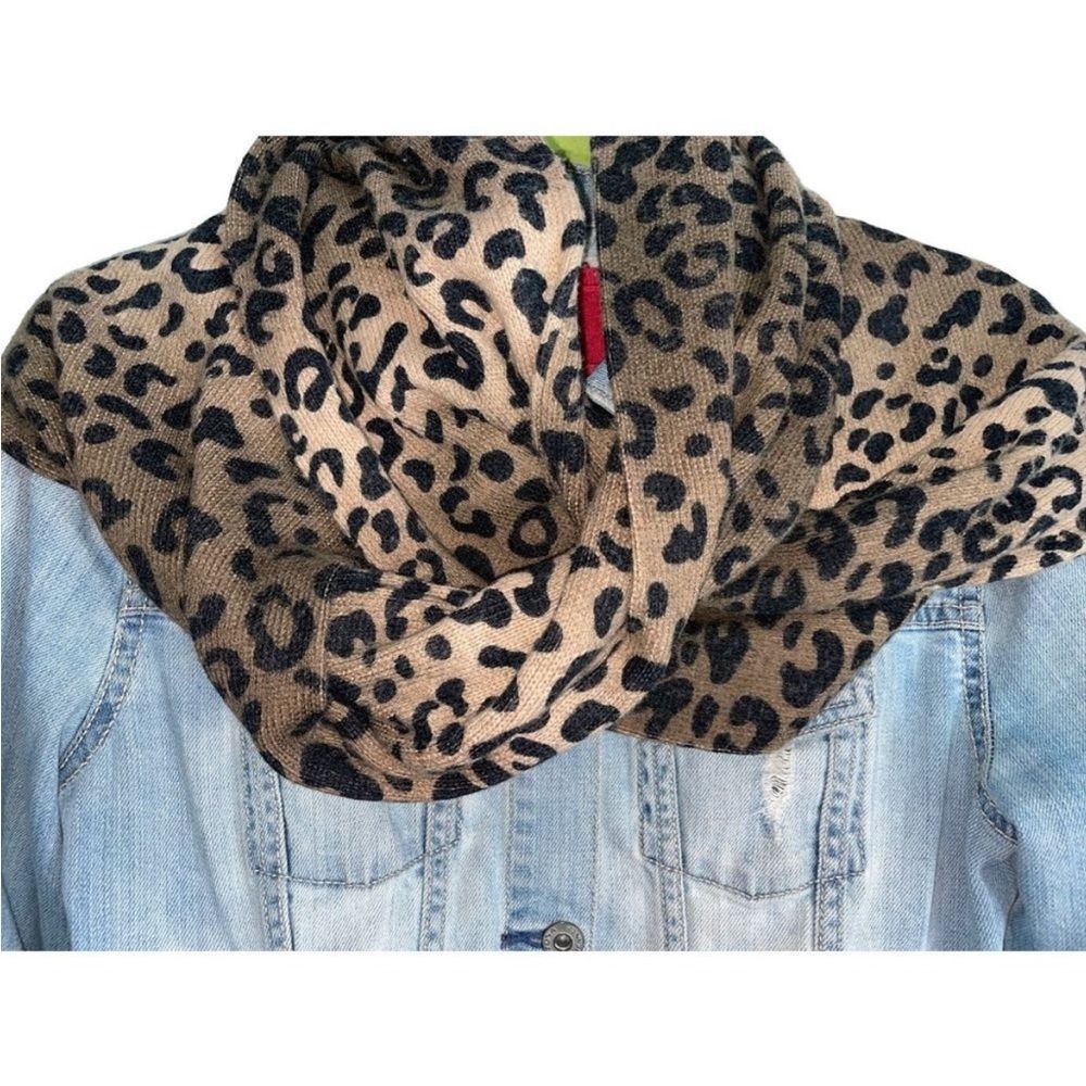 Cheetah Print Infinity Scarf - Bid Now = Discounted Shipping